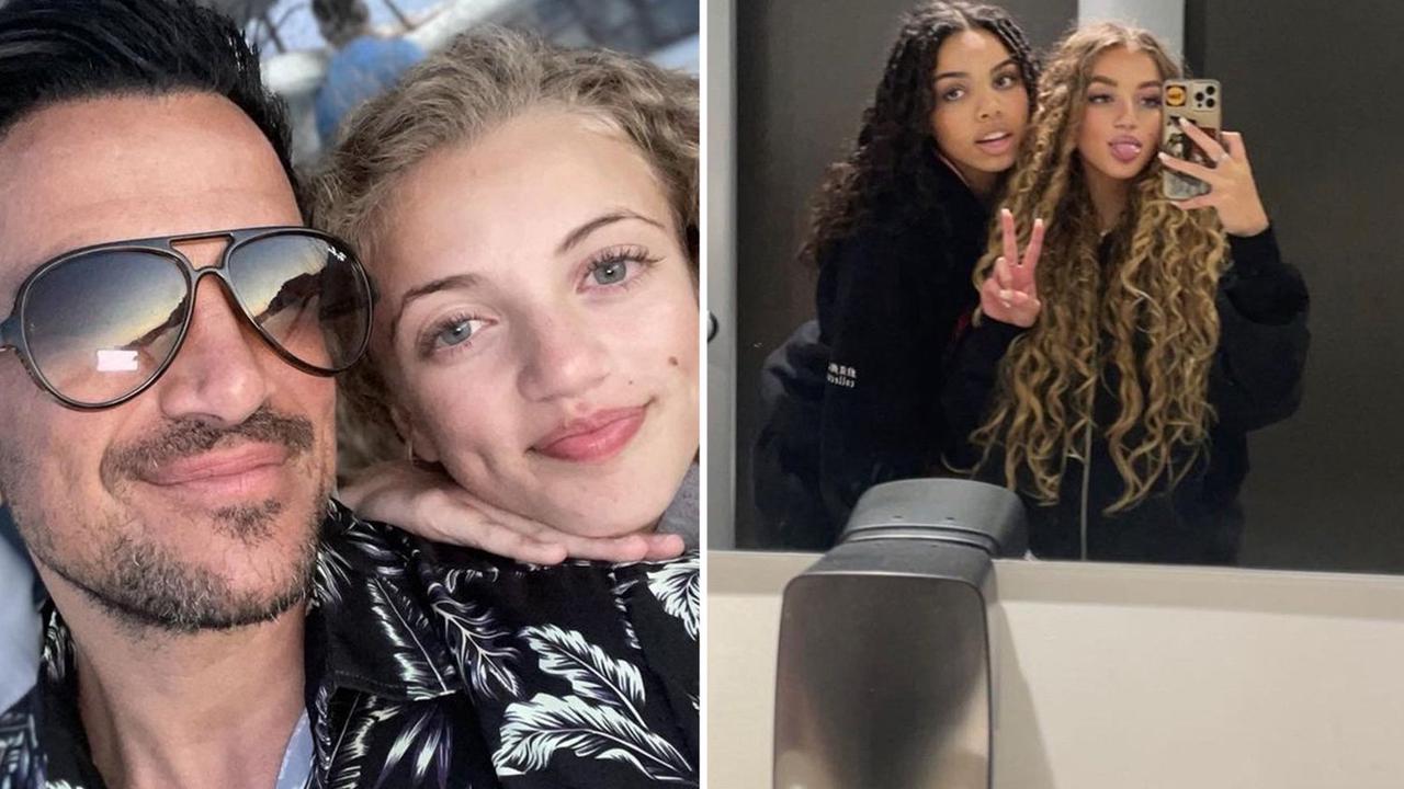 Peter Andre’s daughter Princess, 15, is a lookalike of her famous dad says fans as she poses for mirror selfie