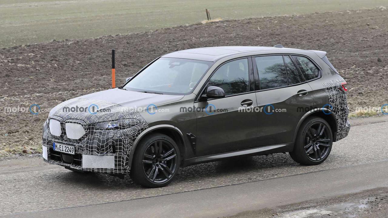 2023 BMW X5 M Facelift Spied Hiding Revised Front And Rear