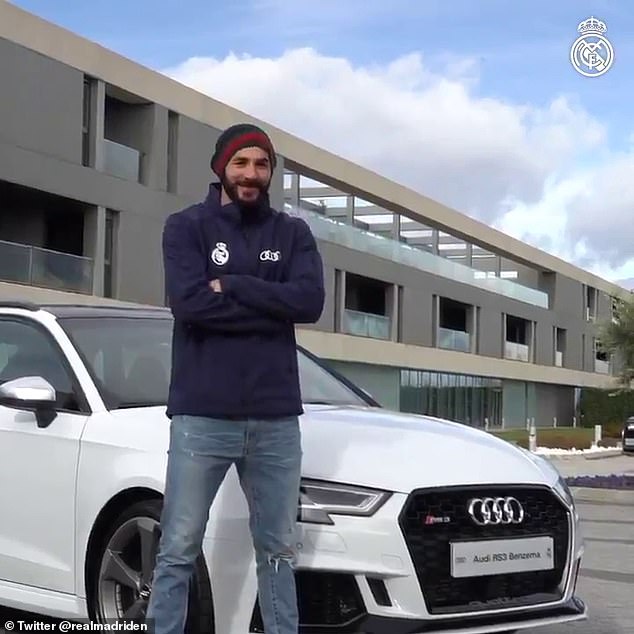 Karim Benzema was one of three squad members to select the cheapest car available to him