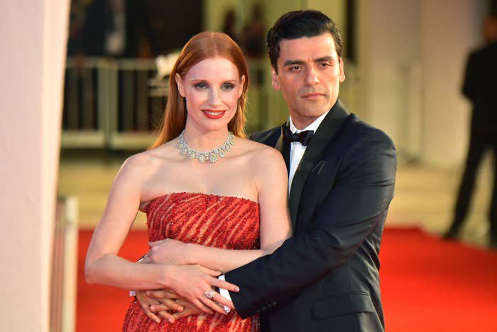 Costars Jessica Chastain And Oscar Isaac Hit The Venice Film Festival Red Carpet Together, And The Internet Has Lost Their Minds Over The Video - Opera News