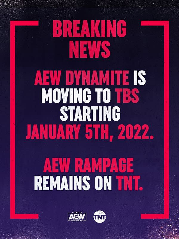 Tbs Christmas Schedule 2022 Aew Dynamite To Tbs Starting January 2022; Aew Rampage Stays Tnt - Opera  News