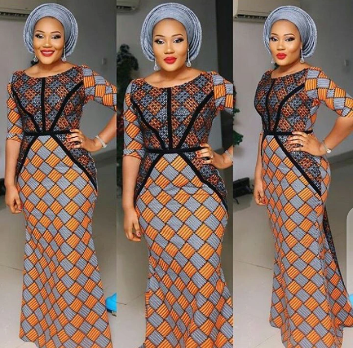 Trendy Ankara Gowns that Will Grab Your Man's Attention