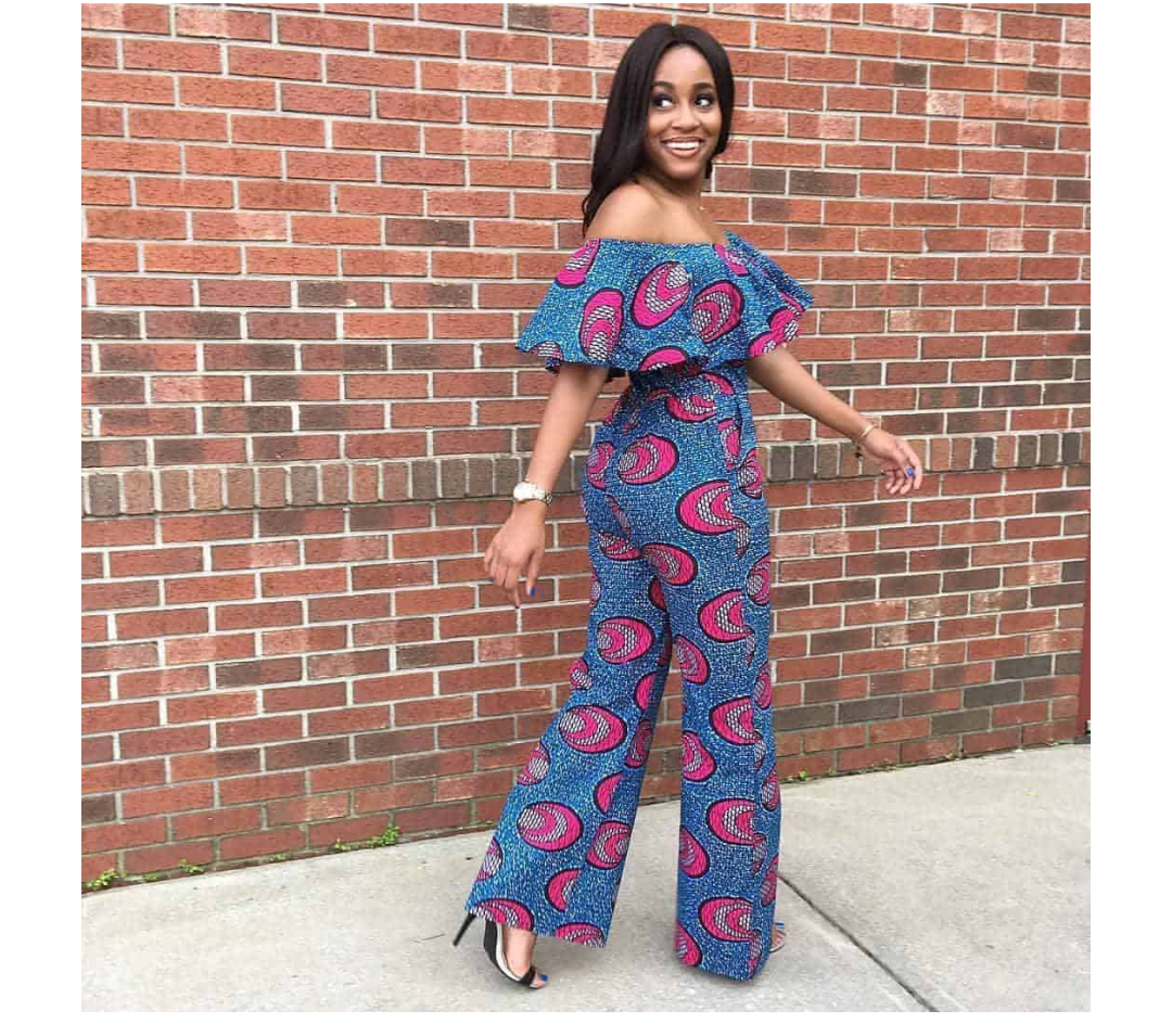 ankara palazzo jumpsuit styles