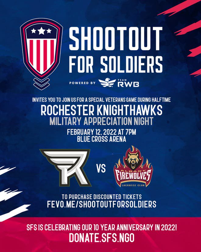 Rochester Knighthawks Schedule 2022 Rochester Knighthawks Welcome Veterans For Halftime Game On Military  Appreciation Night - Opera News