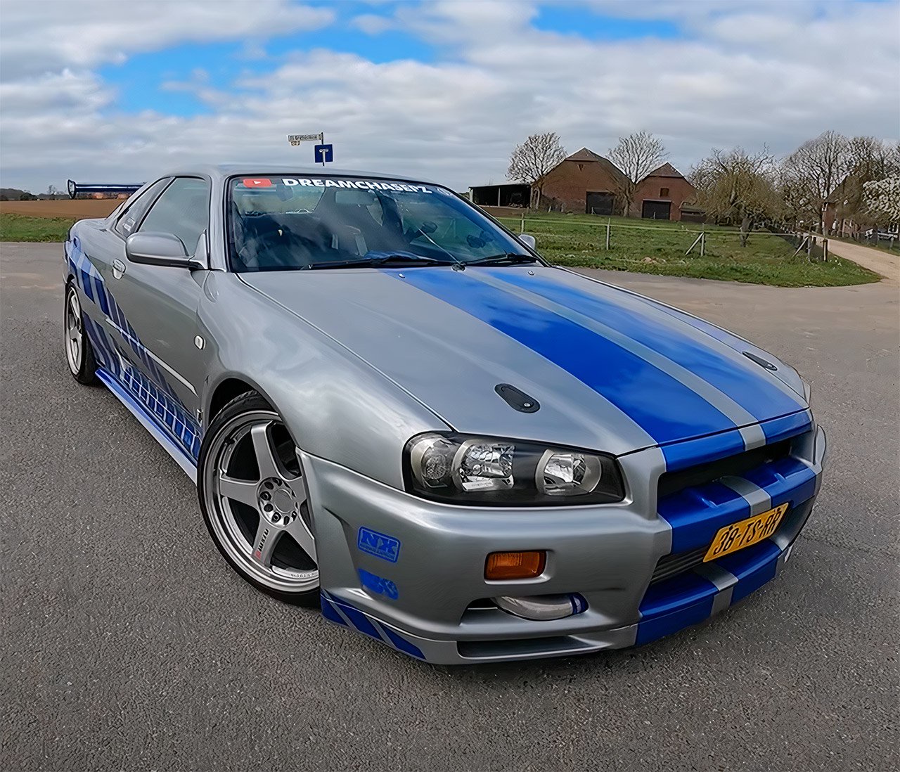 Nissan Skyline R34 Gt R Paul Walker Fast Furious Tribute Car Hits The Autobahn Opera News