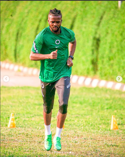 Photos from Super Eagles second training session ahead of AFCON.