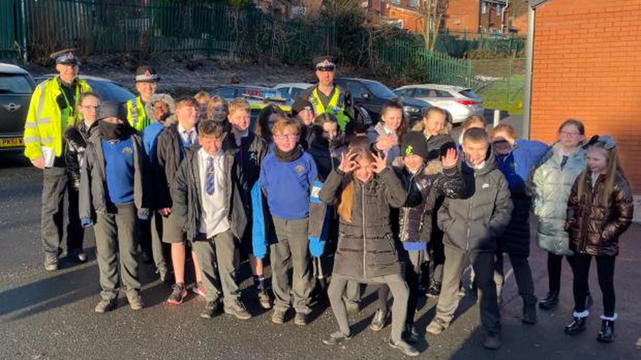 Middleton school pupils given a lesson in crime prevention