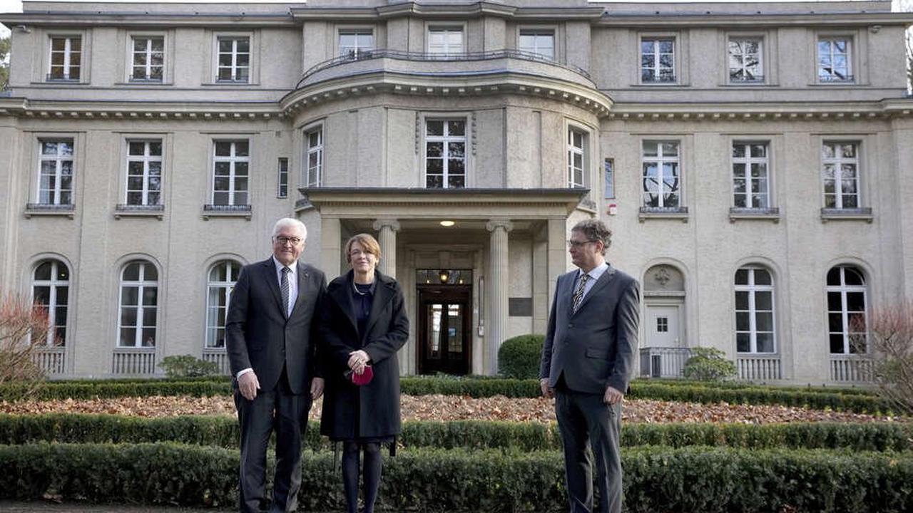 Berlin: Bundespräsident Steinmeier erinnert an NS-Wannseekonferenz vor 80 Jahren