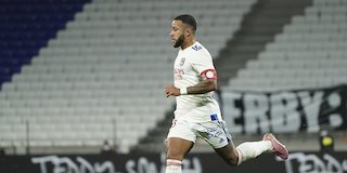 Pemain Lyon Memphis Depay. (c) AP Photo