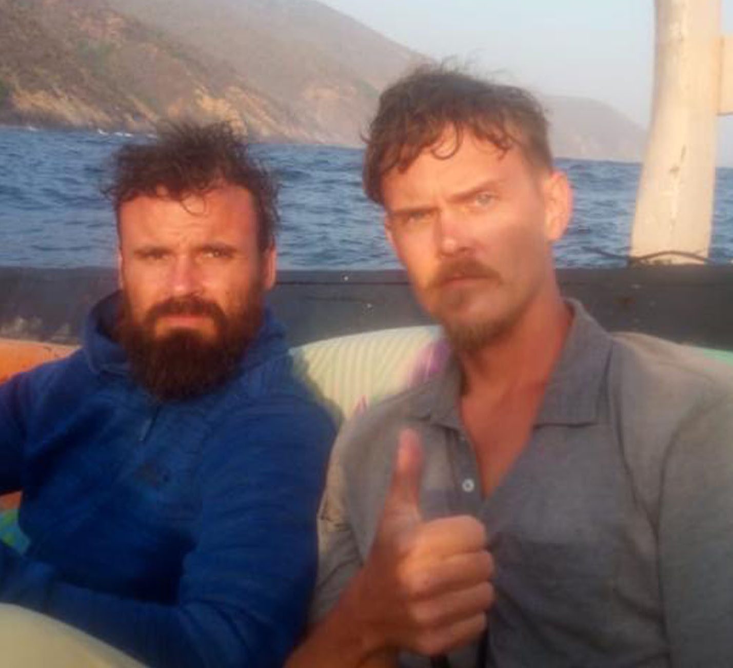  Luke Denman and Airan Berry were allegedly captured after trying to storm a beach