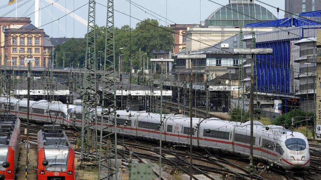 Riedbahn-​Sanierung wird ICE-​Knoten Mann­heim mas­siv tan­gie­ren