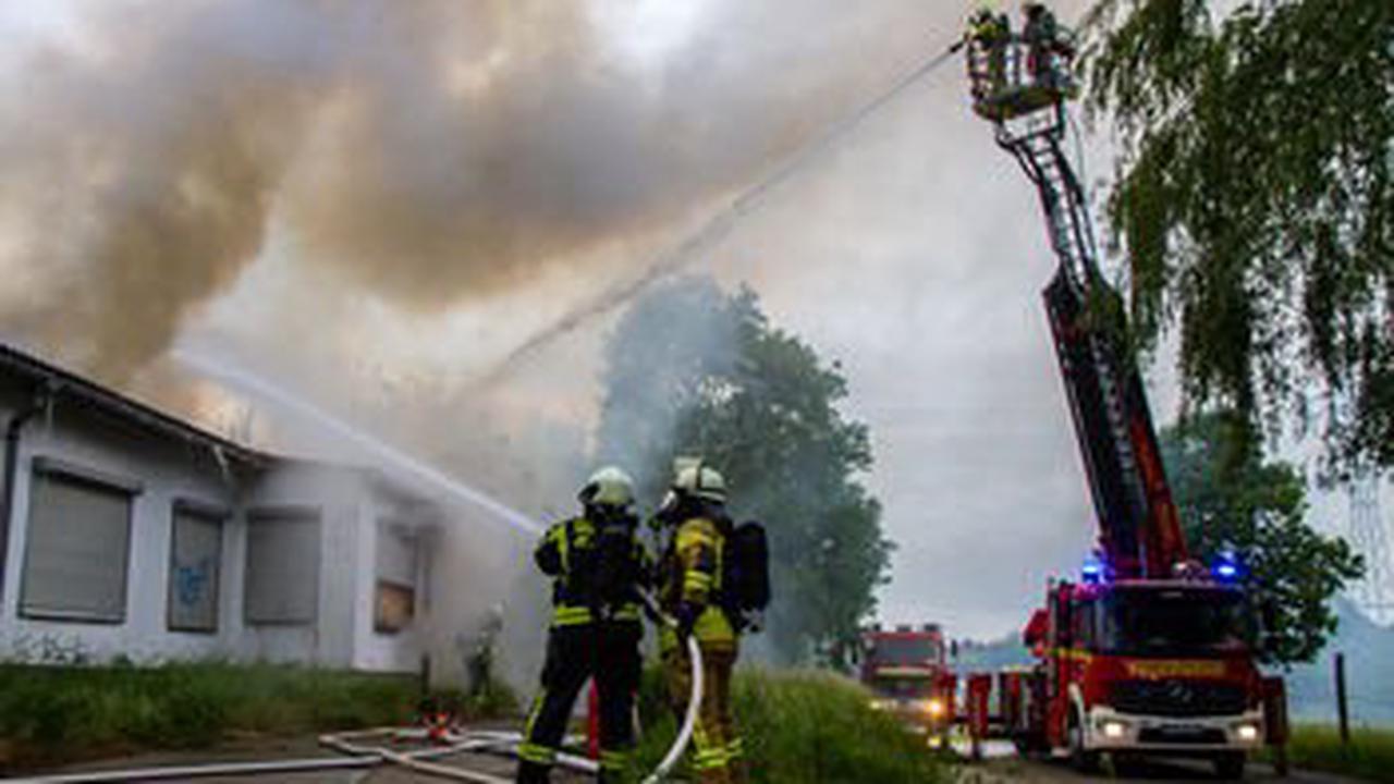 Granatenfund: Großbrand in Waren (Müritz)