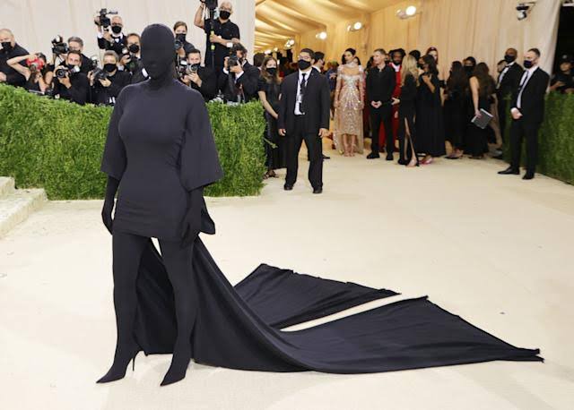 The reason why Kim Kardashian donned a black skin-tight Balenciaga bodysuit on Met Gala