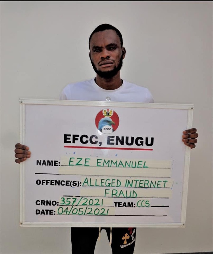  Seven suspected internet fraudsters arrested in Enugu (photos)