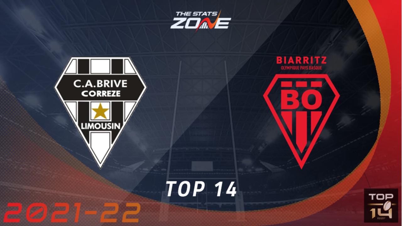 2021-22 Top 14 – Brive vs Biarritz Olympique Preview & Prediction