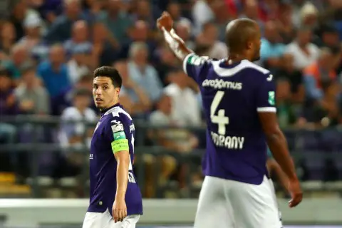 Samir Nasri was signed for Anderlecht by his former Man City teammate Vincent Kompany