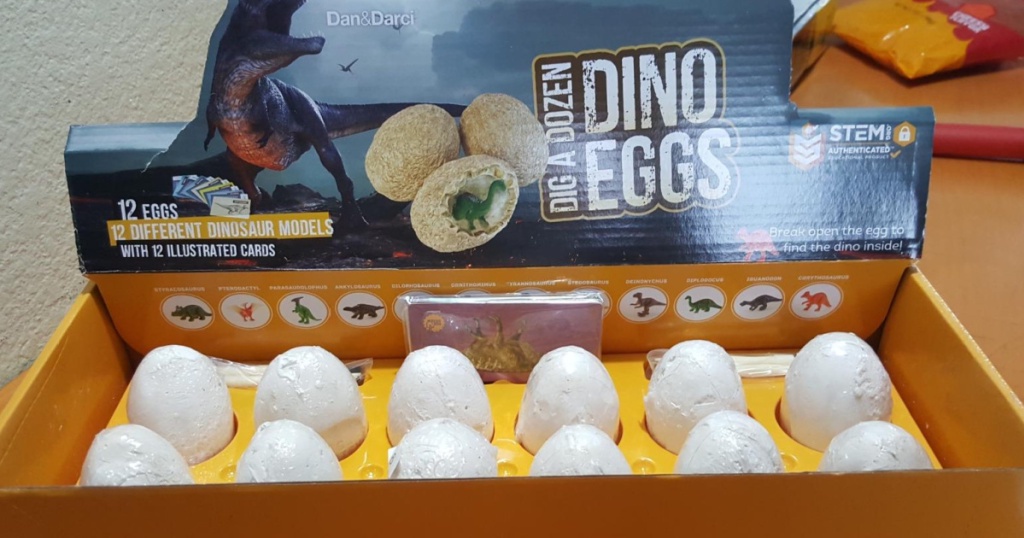 dig a dozen dino eggs kit