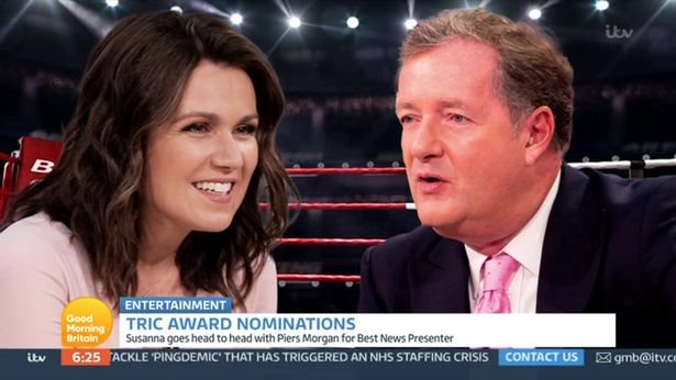 Piers Morgan Gets Gmb Shoutout As He Battles Susanna Reid For Award Opera News