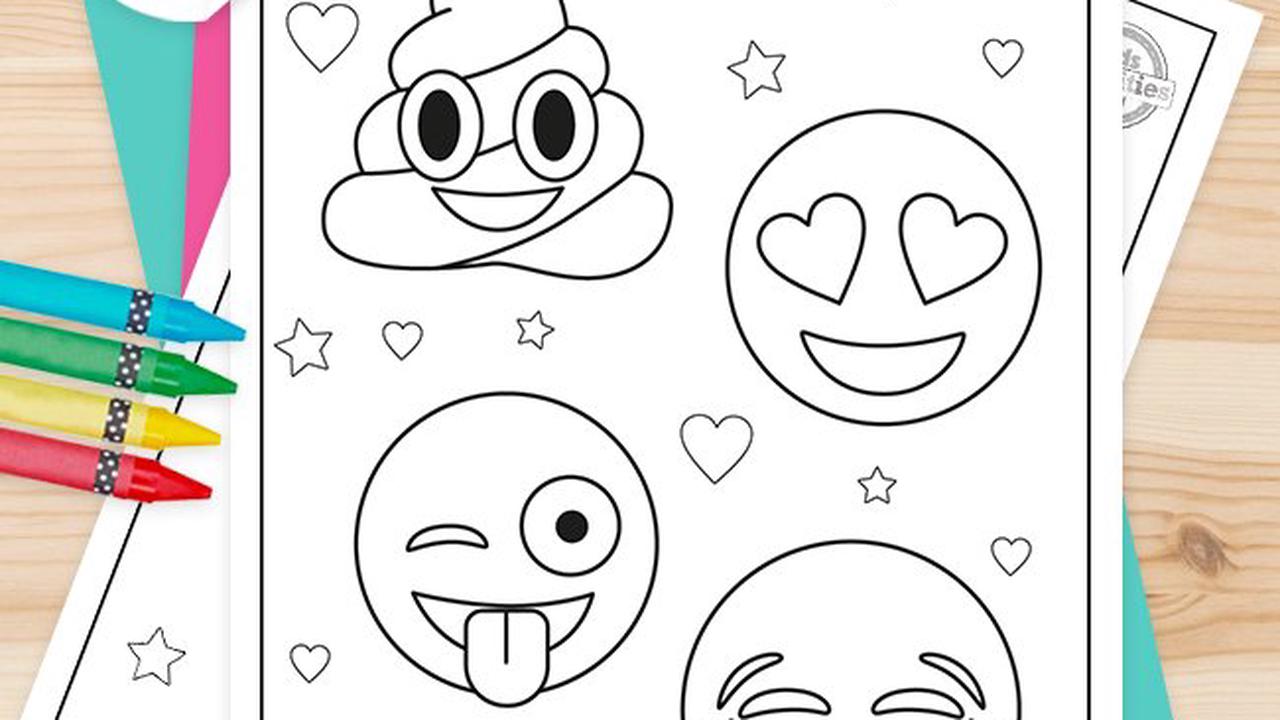 Super Cute Emoji Coloring Pages   Opera News