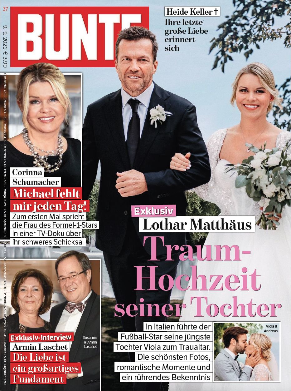 Lothar Matthaus Exklusiv Traumhochzeit Seiner Tochter Opera News