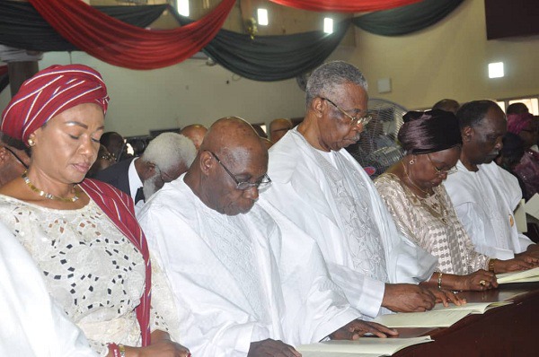 Exclusive Obasanjo Ty Danjuma Tinubu Others At The Funeral Of