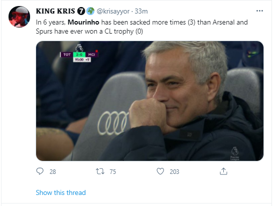  Football fans react to Jose Mourinho