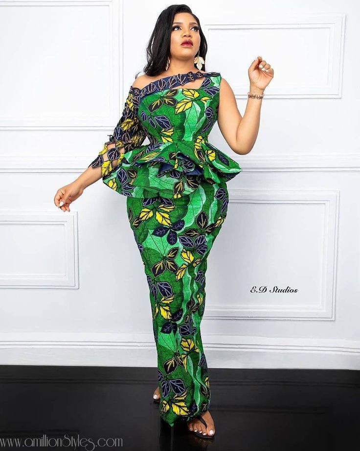 classy ankara peplum tops