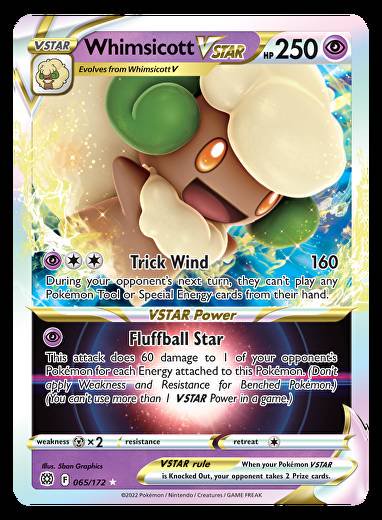 Here S An Exclusive Look At Whimsicott Vstar A New Card From The Brilliant Stars Pokemon Tcg Expansion Opera News