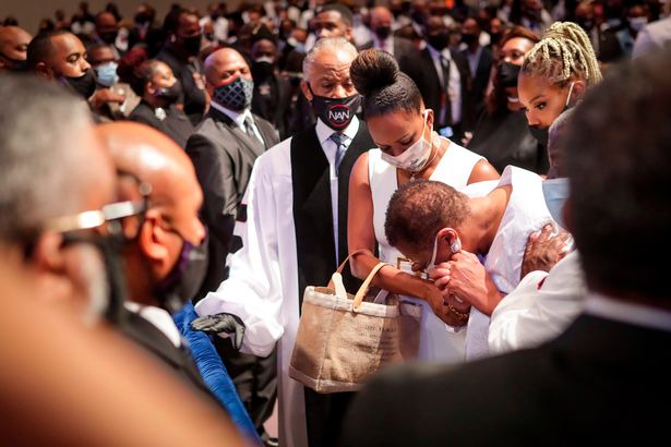 George Floyd to be laid next to his mom as his final funeral service in Houston begins (photos)