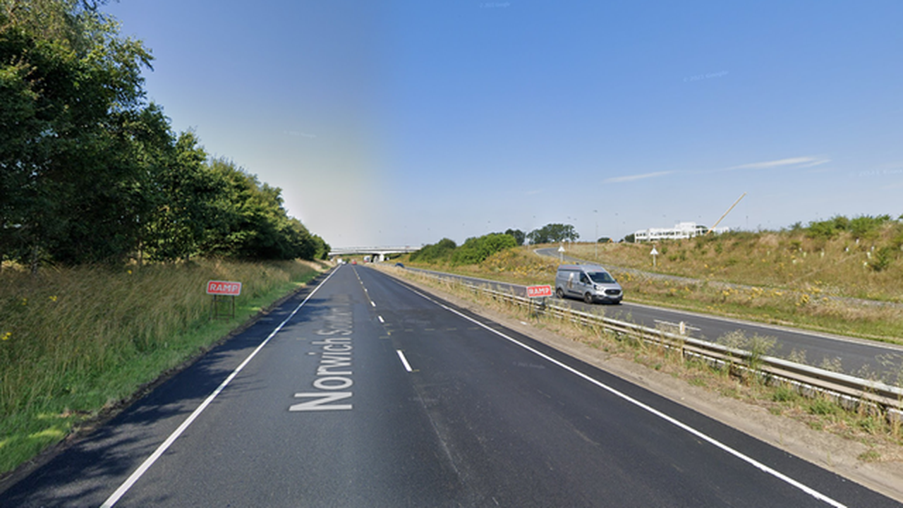 Lorry and Mercedes involved in crash on the A47 near Postwick