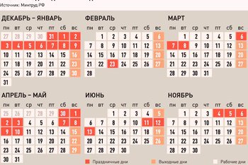 Новогодний Календарь Выходных
