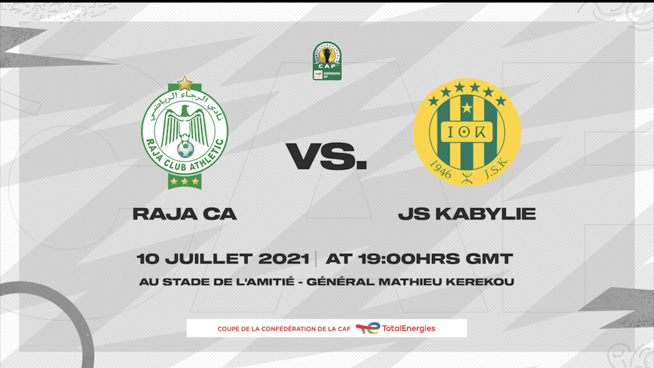 10 Man Raja Casablanca Beat Js Kabylie To Win Caf Confederation Cup Opera News