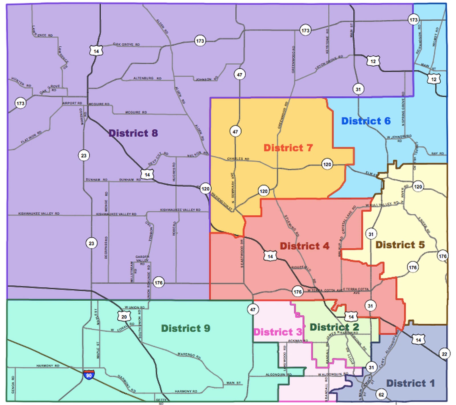 Mchenry County Precinct Map Mchenry County Board Approves New District Map To Take Effect In 2022  Election - Opera News