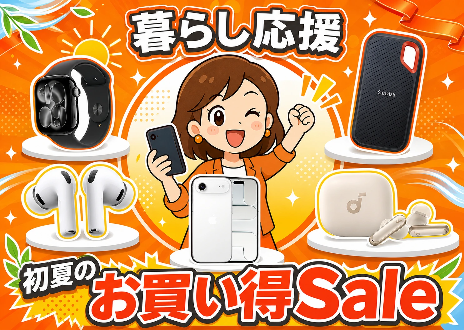 暮らし応援 初夏のお買い得Sale