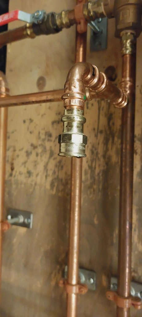 Heating system sparks attention after expansion tank comes loose