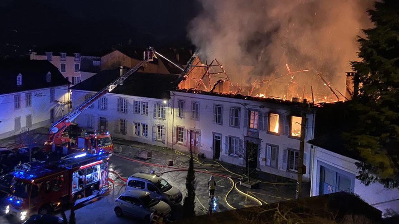Un incendie ravage le presbytère d’Argelès-Gazost