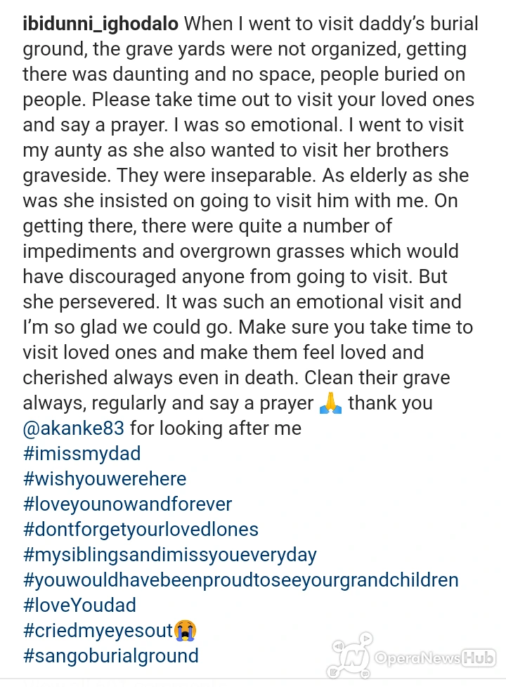 Lady dies 2 days After She Visited The Graveyard