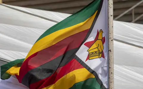 Zimbabwean flag. Picture: Thomas Holder/EWN