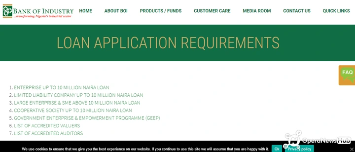How To Apply For Bank Of Industry Current Loan See Current