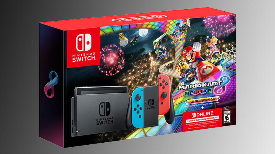 nintendo switch v2 mario kart bundle