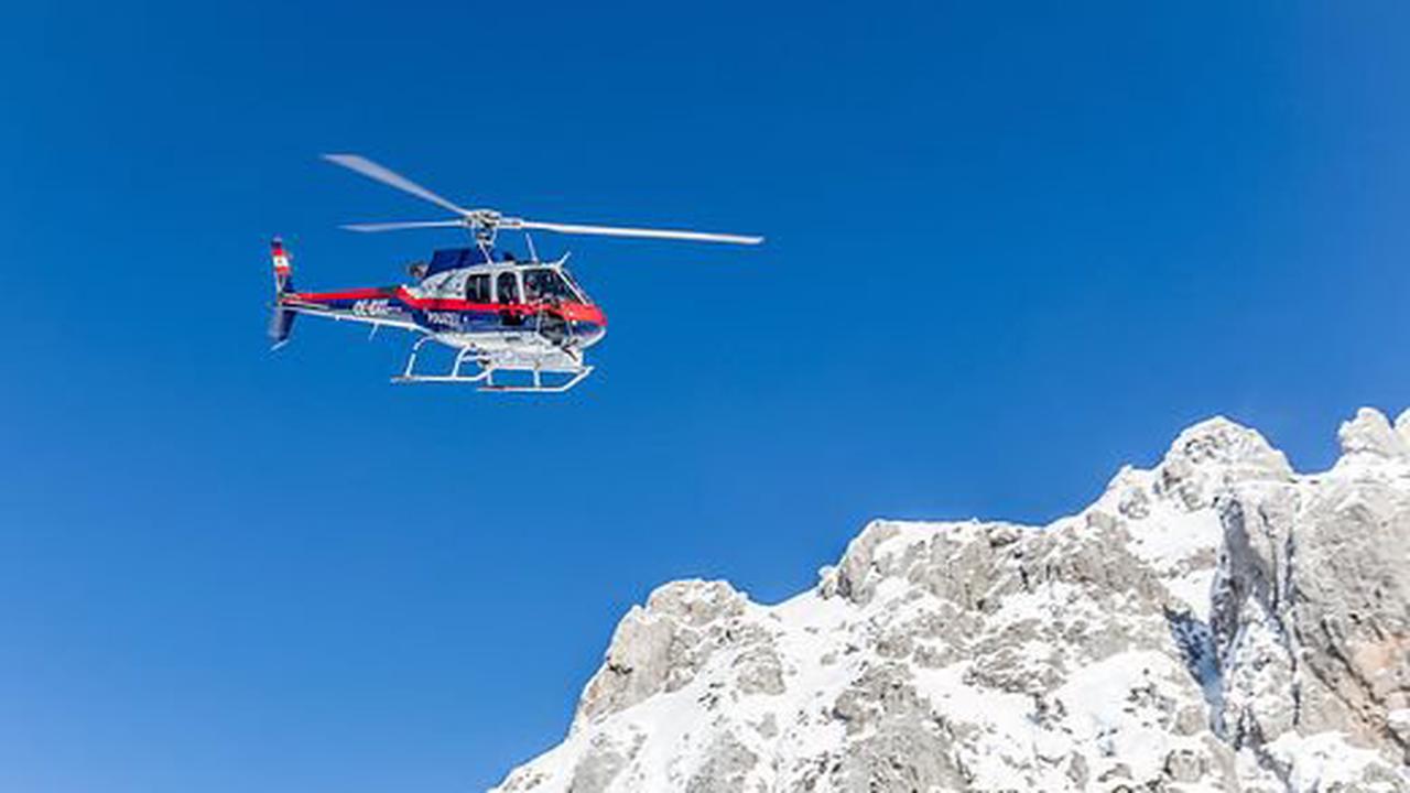 Polizei-Hubschrauber im Einsatz |Suchaktion nach vermisstem Skitourengeher wird fortgesetzt