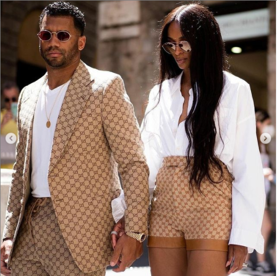 Ciara and Russell Wilson rock stylish Gucci ensembles on a romantic summer holiday in Italy (photos)