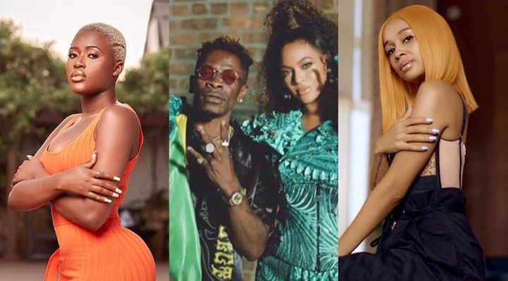 Fella Makafui And Sister Derby both Hail Shatta Wale Over music video