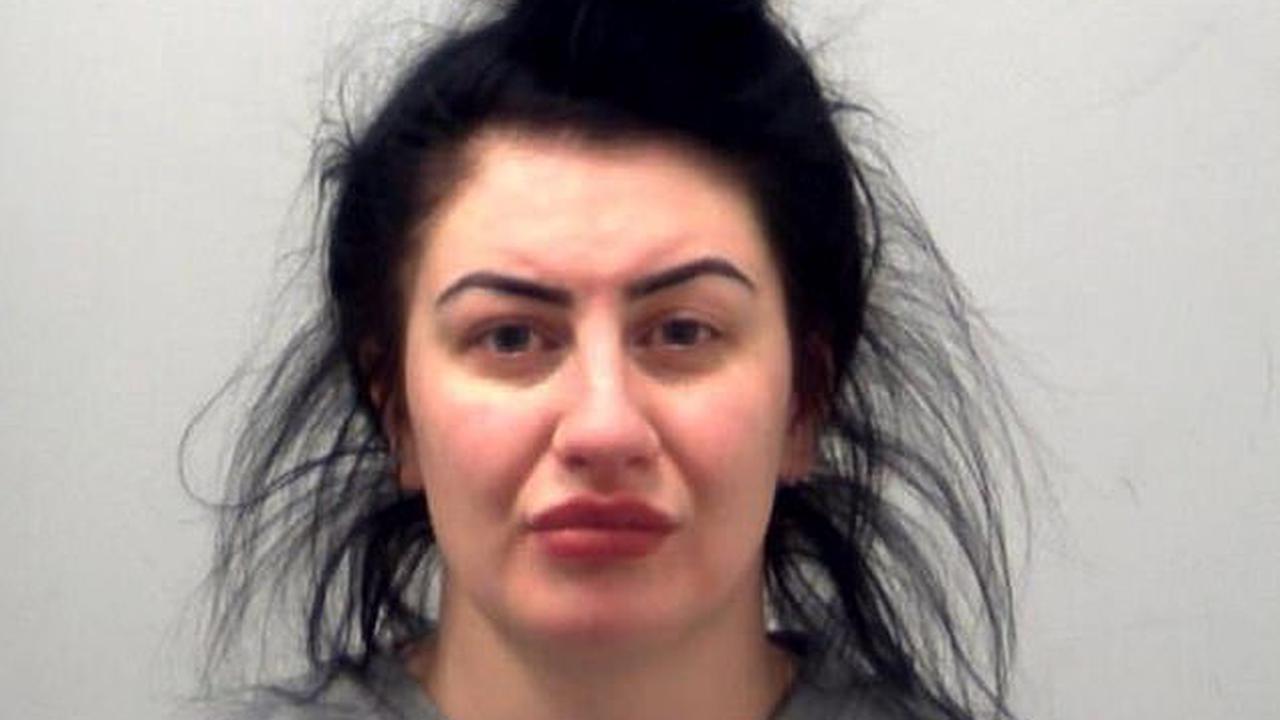 Mother-of-two, 24, screams 'f**k him' as she is found guilty of murdering her boyfriend by stabbing him to death at New Year's Eve party after he accused her of cheating