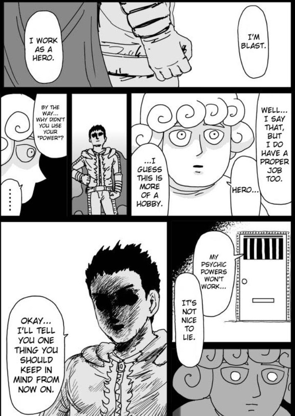 The Real Identity Of Blast In One Punch Man How Did Saitama Get