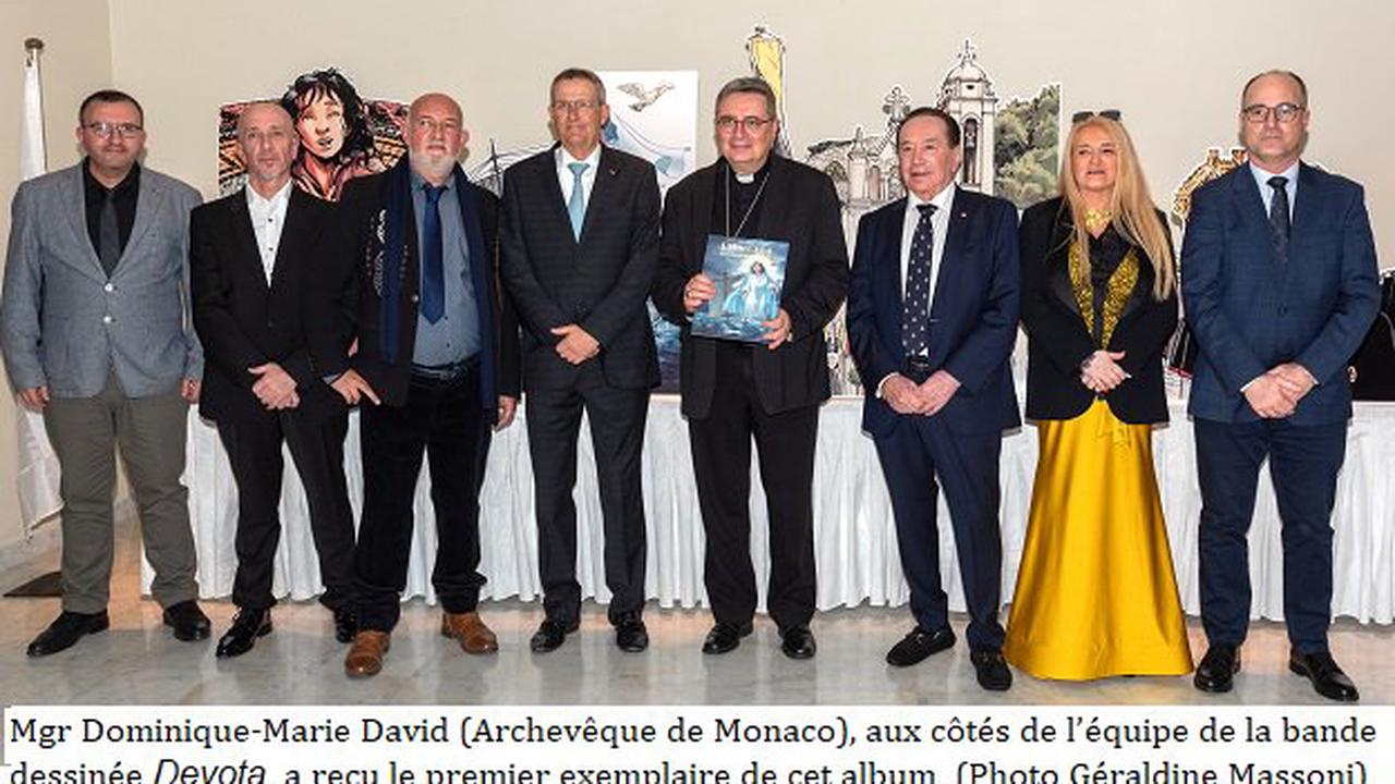 Une bande dessinée sur la Sainte Patronne de Monaco, de la Famille princière et de la Corse