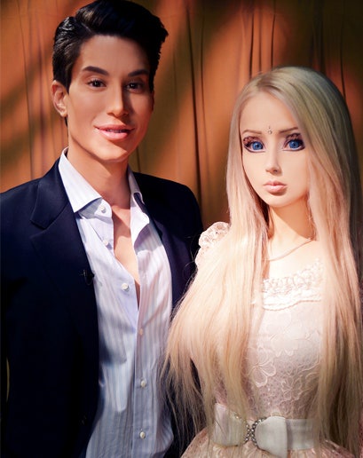 people that look like barbie dolls