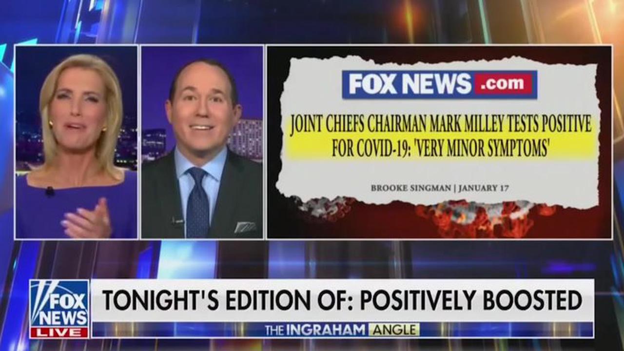 Laura Ingraham accused of clapping ‘vindictively’ over vaccinated military chief’s Covid diagnosis