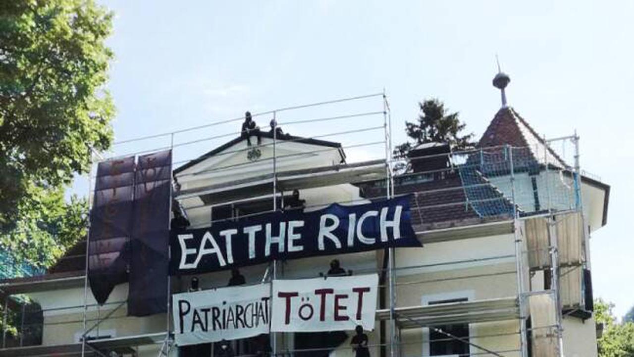 Aktivisten räumten mögliche Oligarchen-Villa am Attersee