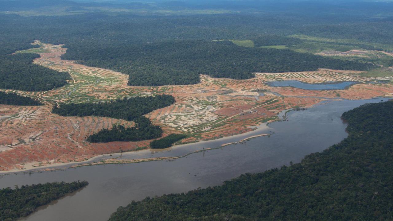 Brasilien - Behörden brennen Boote von illegalen Goldsuchern nieder
